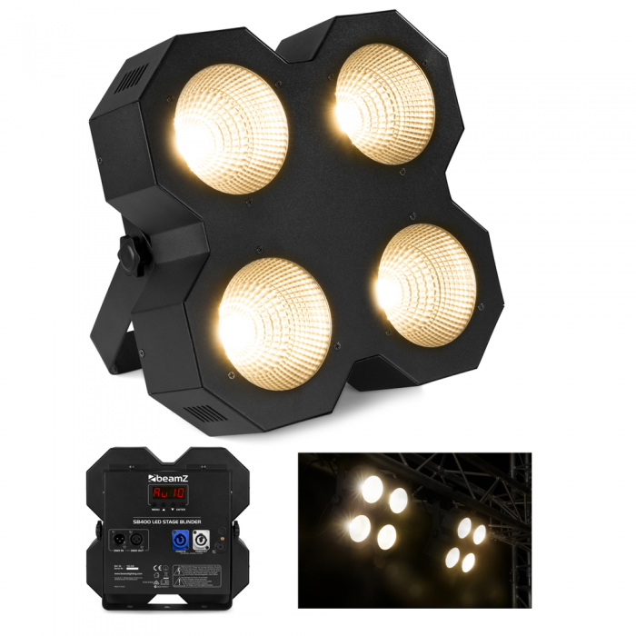 BeamZ – Reflektor Blinder 4X 50W LED 2IN1 BeamZ SB400 14