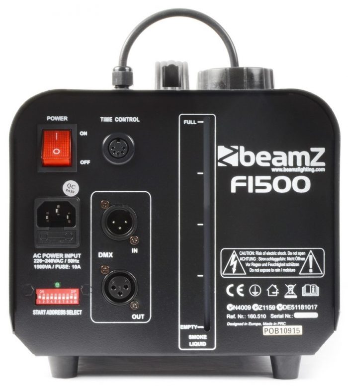 BeamZ – Wytwornica dymu HAZER F1500 BeamZ 14