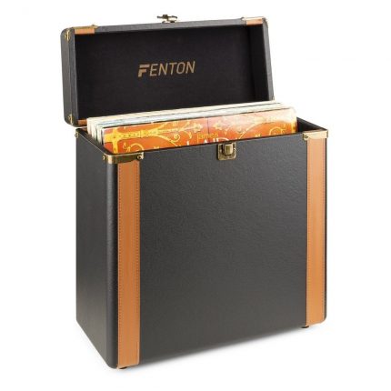 FENTON – Futerał etui na płyty winylowe ok. 30szt RC35 Fenton de Lux czarno-brązowy 2