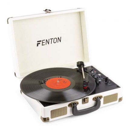 FENTON – Gramofon w walizce z BT i głośnikami kremowy RP115G  Fenton 3