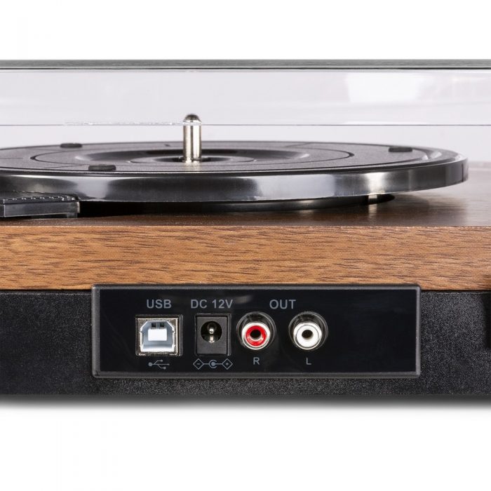 FENTON – Gramofon z głośnikami RP168W BT USB Fenton brązowy 11