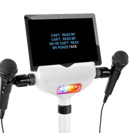 FENTON – Zestaw karaoke biały z podświetlaną mata Fenton 3