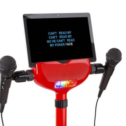 FENTON – Zestaw karaoke czerwony z podświetlaną mata Fenton 3