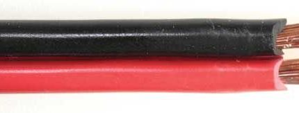 LTC-Audio – Przewód głośnikowy czarny/czerwony 2×2,5mm² 1m 148