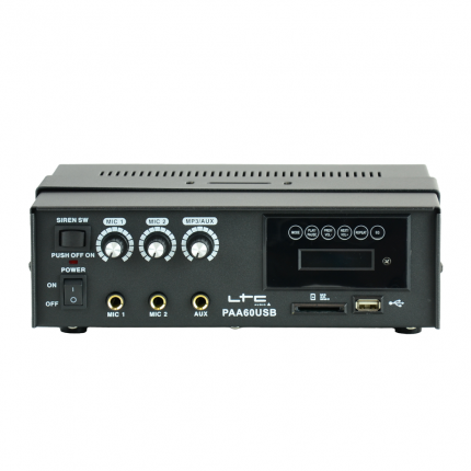 LTC-Audio – Wzmacniacz radiowęzłowy z odtwarzaczem PAA60USB 3