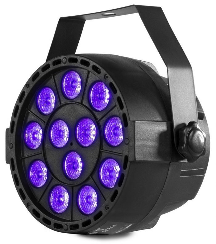 MAX – Reflektor LED Par UV 12 x 1 W UV DMX 11