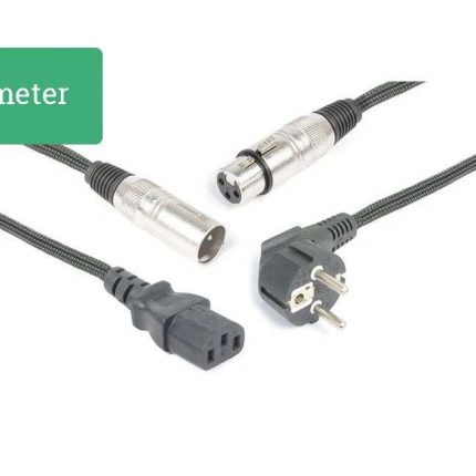 PD Connex – CX02-15 Kabel audio COMBI SHUKO XLR F / IEC F – XLR M. 15m PD Connex