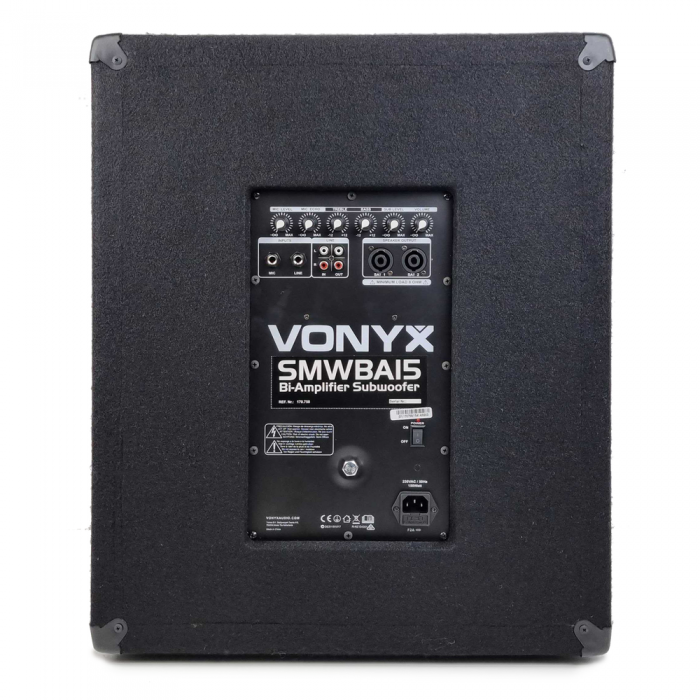 VONYX – Subwoofer aktywny Bi-Amp Vonyx SMWBA15 11