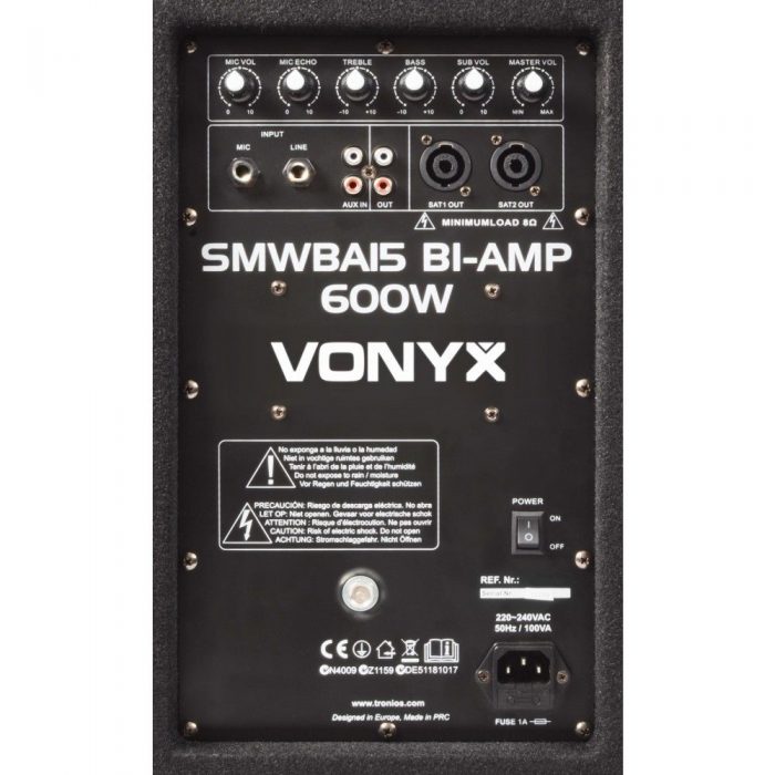 VONYX – Subwoofer aktywny Bi-Amp Vonyx SMWBA15 12