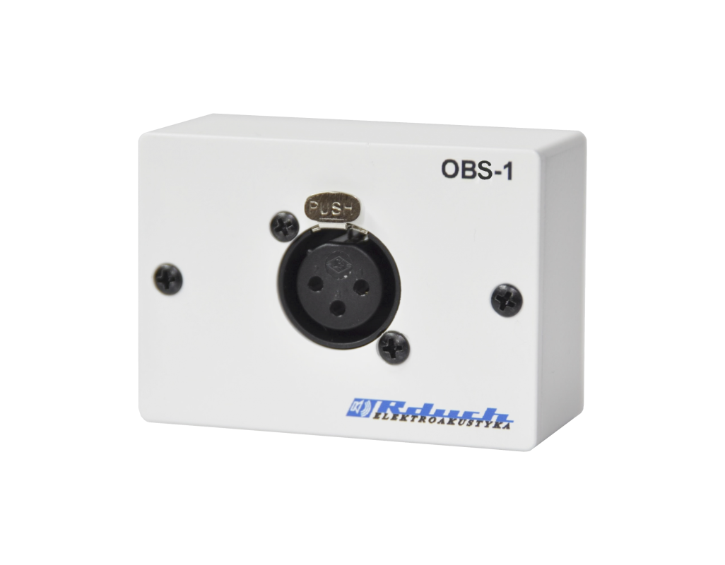 Rduch OBS-1 – Mikrofonowe gniazdo XLR beztrzaskowe