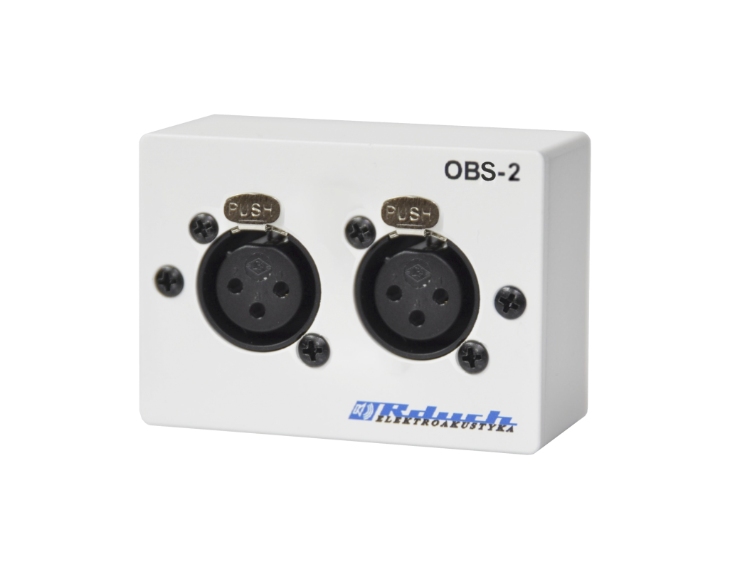 Rduch OBS-2 – Podwójne mikrofonowe gniazdo XLR beztrzaskowe