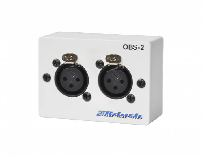 Rduch OBS-2 – Podwójne mikrofonowe gniazdo XLR beztrzaskowe 8