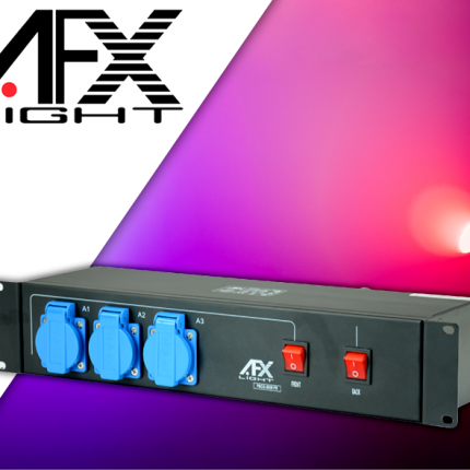AFX Light – Rozdzielacz zasilania listwa 9 wyjść 16A  PBOX-9SW-FR AFX Light 3