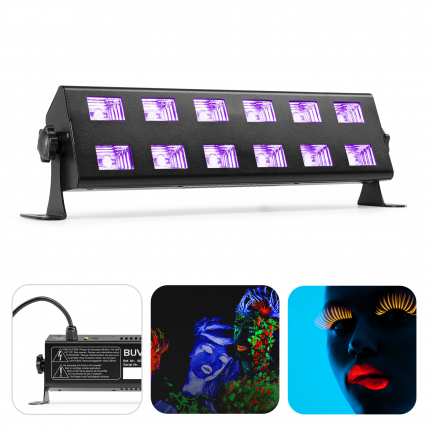 BeamZ – Belka BUV263 LED Blacklight Bar z 12 mocnymi diodami UV LED BeamZ 3