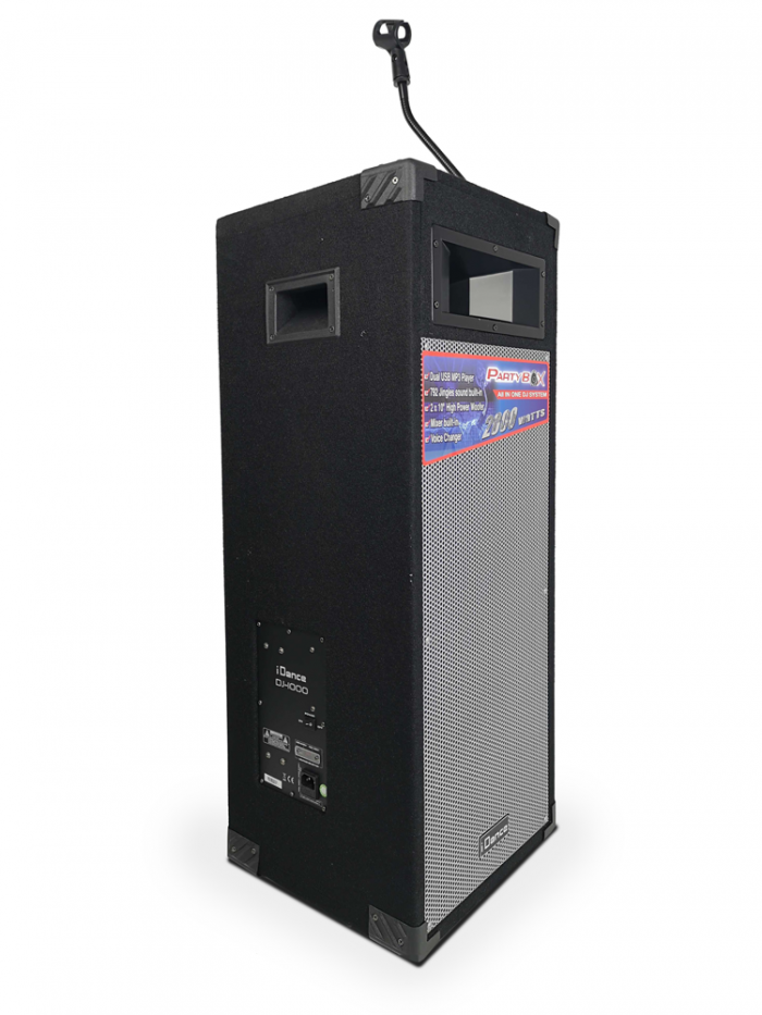 System nagłośnieniowy DJ1000 marki DJ Tech - kolumna aktywna z podwójnym USB