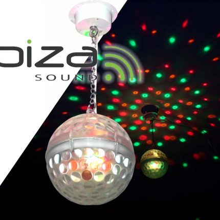 Ibiza Light – Efekt świetlny ASTRO EFFECT BALL 20CM Z 10 DIODAMI RGBWA Ibiza Light