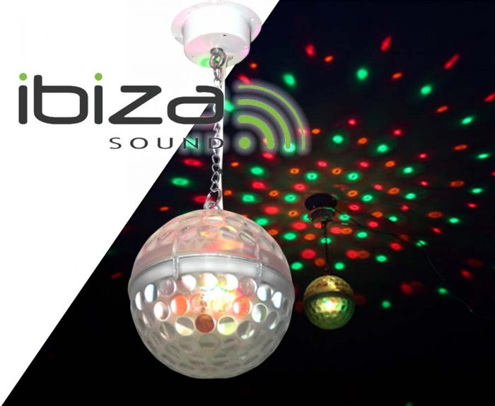 Ibiza Light – Efekt świetlny ASTRO EFFECT BALL 20CM Z 10 DIODAMI RGBWA Ibiza Light 8