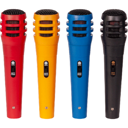 LTC-Audio – Zestaw 4 kolorowych mikrofonów dynamicznych DM500 3