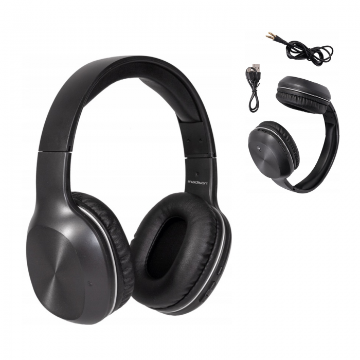 Madison – Słuchawki bezprzewodowe Bluetooth Hi-Fi Madison MAD-HNB100 10