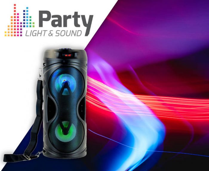 Party Light&Sound – Nagłośnienie mobilne SOUNDBOX Bluetooth z USB i TF PARTY-BAZOOKA 10