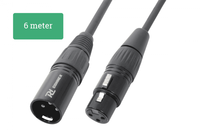 PD Connex – Kabel mikrofonowy XLR (m) – XLR (f) 6m 9