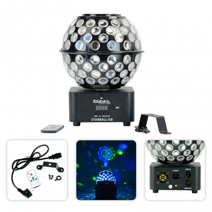 Ibiza Light – Półkula LED RGBW z efektem GOBO STARBALL-GB Ibiza Light 150