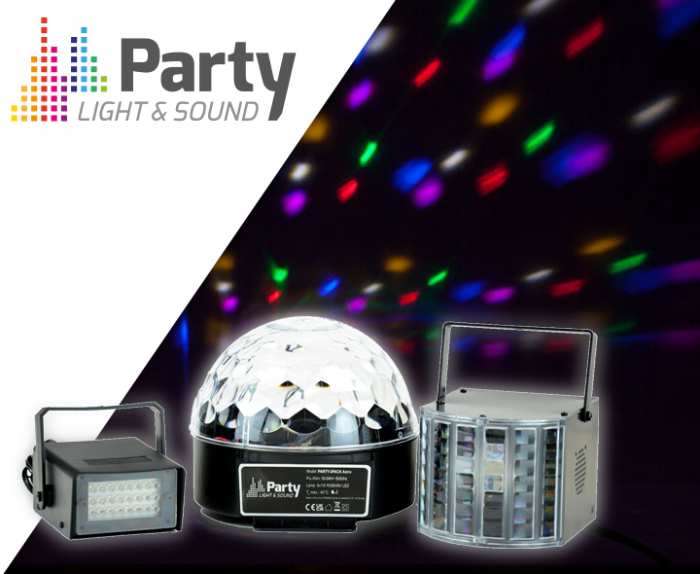 Party Light&Sound – Zestaw 3 efektów świetlnych LED PARTY-3PACK Party Light&Sound 13