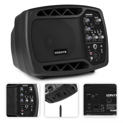 VONYX – Głośnik aktywny PA system BT/ USB Vonyx V205B 3
