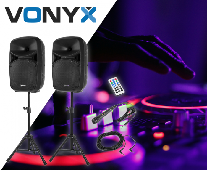 VONYX – Zestaw nagłośnieniowy Plug&Play 600W Vonyx VPS102A 10
