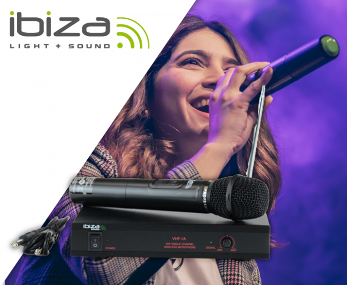 Ibiza Sound – Mikrofon bezprzewodowy Ibiza VHF1A 10