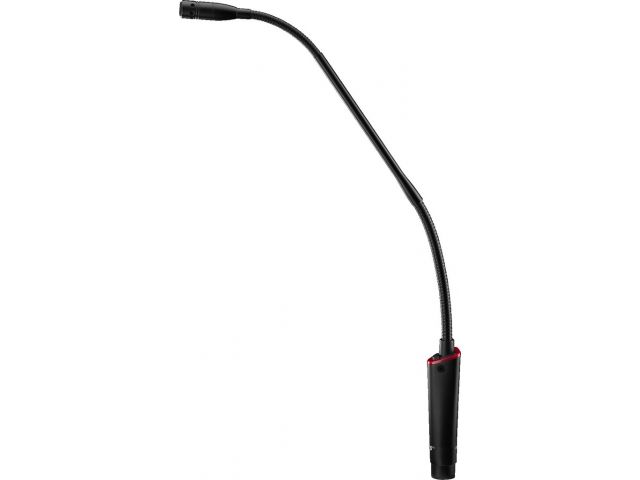 GM-5212SW - Mikrofon elektretowy na gęsiej szyi ze świecącym na czerwono pierścieniem oraz włącznikiem on/off