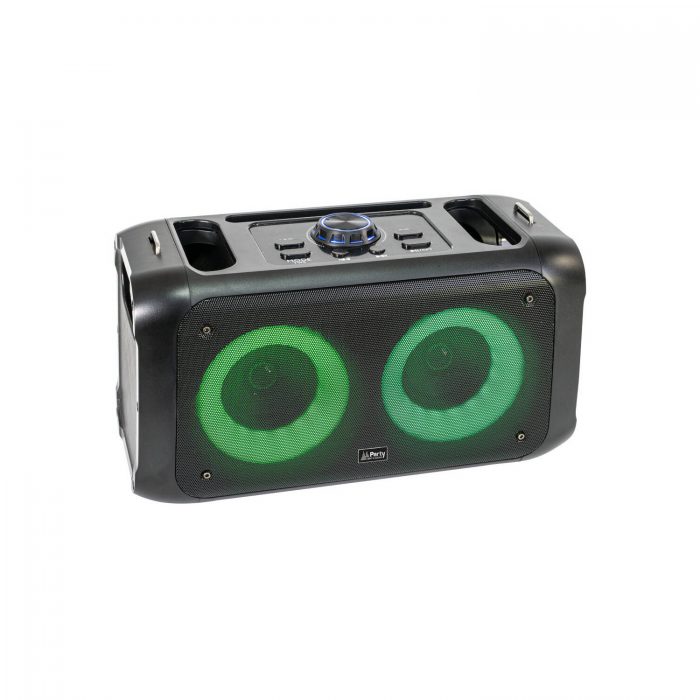 Party Light&Sound – Głośnik bluetooth Soundbox USB & MICRO-SD 2 x 3″/8cm 100W PARTY-STREET2 12