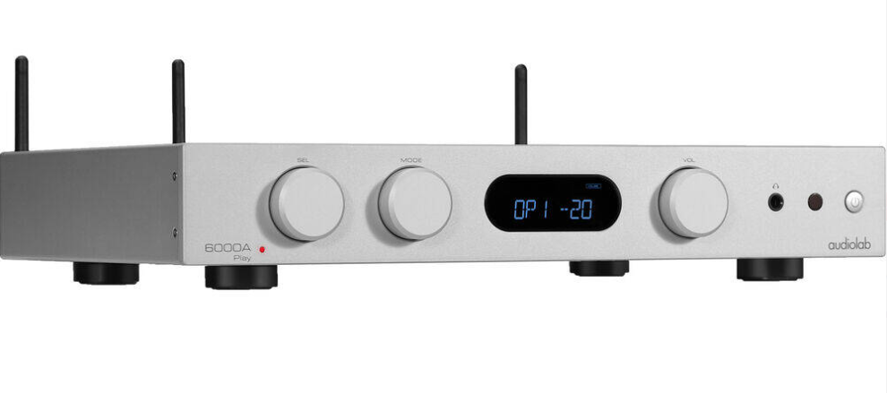 Audiolab 6000A Play – Amplituner stereo Srebny 16