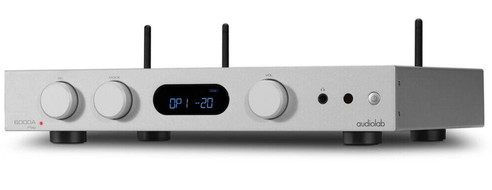 Audiolab 6000A Play – Amplituner stereo Srebny 20