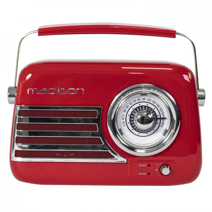 Madison – Radio FM Madison FREESOUND-VR40R BT USB akumulator czerwone 13