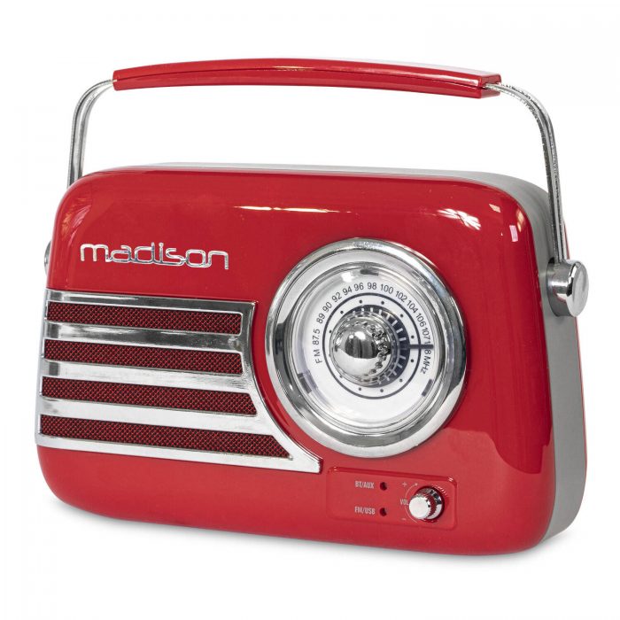 Madison – Radio FM Madison FREESOUND-VR40R BT USB akumulator czerwone 8