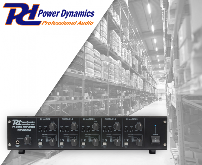 Power Dynamics – Pięciokanałowy wzmacniacz Power Dynamics PDV550M 9