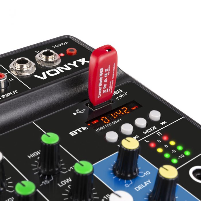 VONYX – Mikser audio analogowy VMM100 z USB/BT Vonyx 12