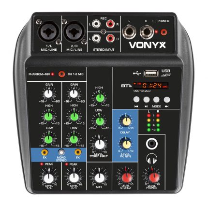 VONYX – Mikser audio analogowy VMM100 z USB/BT Vonyx 13