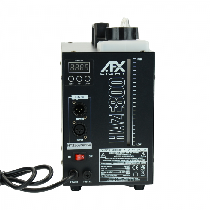 AFX Light – Wytwornica dymu HAZE800 DMX 700W z pilotem HF 11