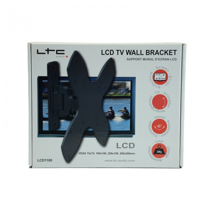 LTC-Audio – Obrotowy uchwyt do montażu na ścianie LCD od 23 “-45” / 58 cm do 107 cm 13