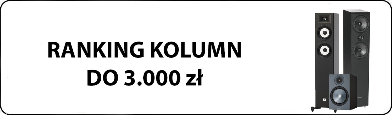 Ranking kolumn głośnikowych do 3.000 zł na 2023 rok.