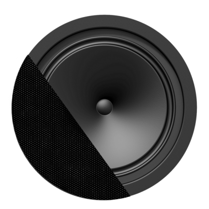 AUDAC CENA812/W SpringFit™ 8" ceiling speaker White version – 8Ω and 100V 3