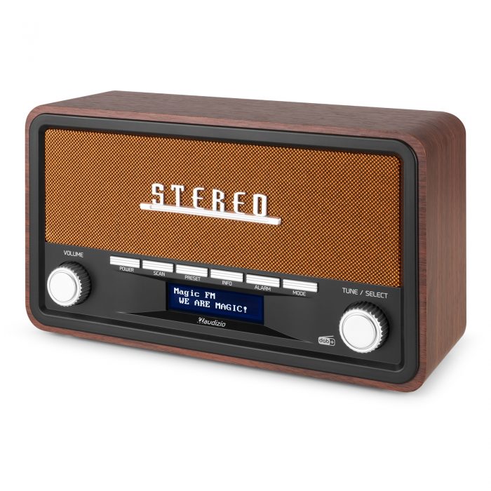 Audizio – Przenośne radio Audizio Foggia stereo z budzikiem DAB+ FM- 50W – brązowy 13