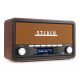 Audizio – Przenośne radio Audizio Foggia stereo z budzikiem DAB+ FM- 50W – brązowy 15