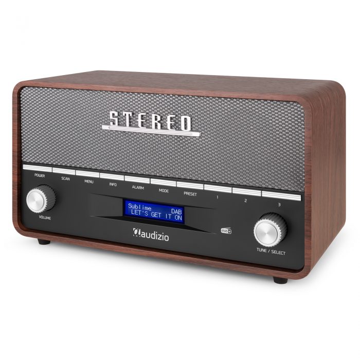 Audizio – Przenośne radio stereo z budzikiem Audizio Corno DAB+ FM BT szary 13