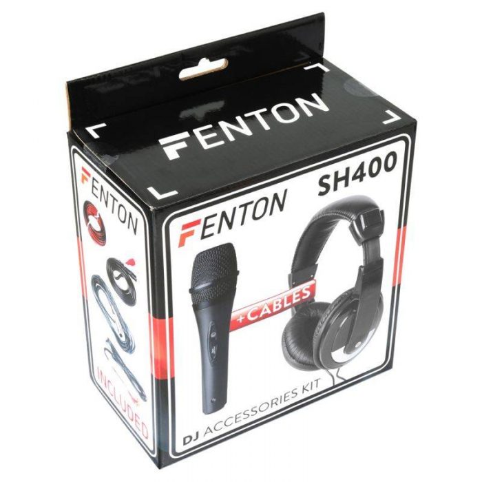 FENTON – Zestaw akcesoriów dla DJ Fenton SH400 12