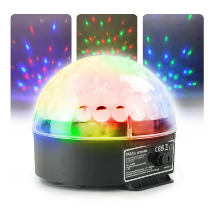 Ibiza Light – Półkula 4x 3W RGBA LED Ibiza ASTRO-BAT