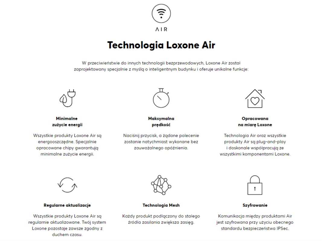 LOXONE Air Base Extension - moduł rozszerzenia serwera