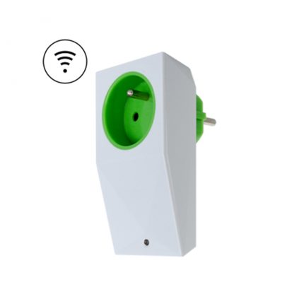 LOXONE Smart Socket Air Typ E – przełączane gniazdo wtykowe z pomiarem temperatury i zużycia energii